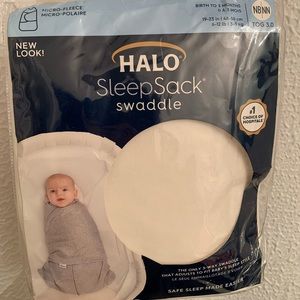 NWT Halo Swaddle SleepSack White